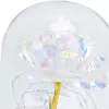 Ikuinen ruusu lasissa Extralink Home, valkoinen LED-valo