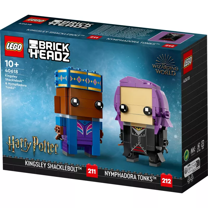 Lego Brickheadz Harry Potter 40618 Kingsley Shacklebolt ja Nymphadora Tonks