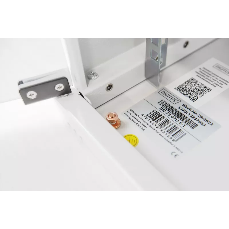 DIGITUS Compact Series DN-19 12-U-S-1 - seinäkaappi - vaaleanharmaa, RAL 7035 - 12U - 48,3 cm (19) (DN-19 12-U-S-1)