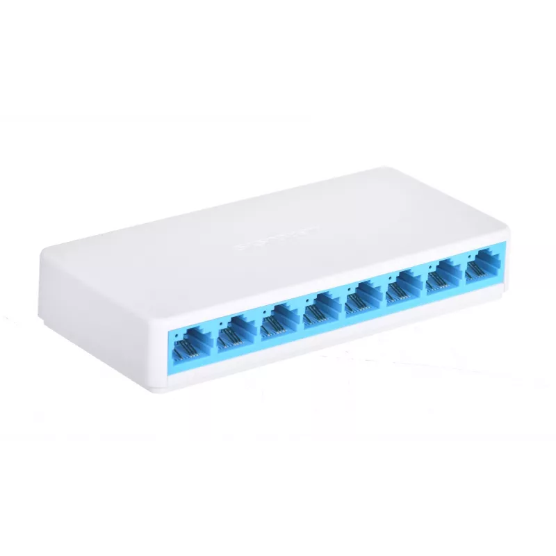 Kytkin Mercusys MS108 8 porttia RJ-45 10/100Mbps hallitsematon