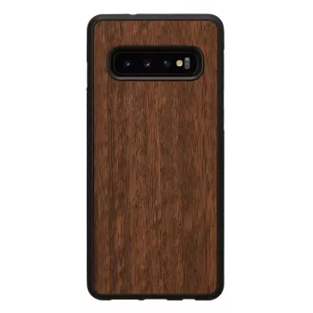 Älypuhelinkotelo man and wood Samsung Galaxy S10, musta koala-design, suojakotelo