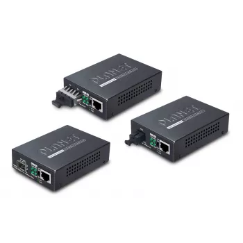 PLANET GT805A verkon mediakonvertteri 1000 Mbit/s multimode musta