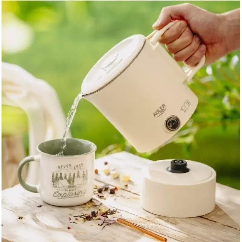 Matkakeitin 0,8 l - beige AD 1388