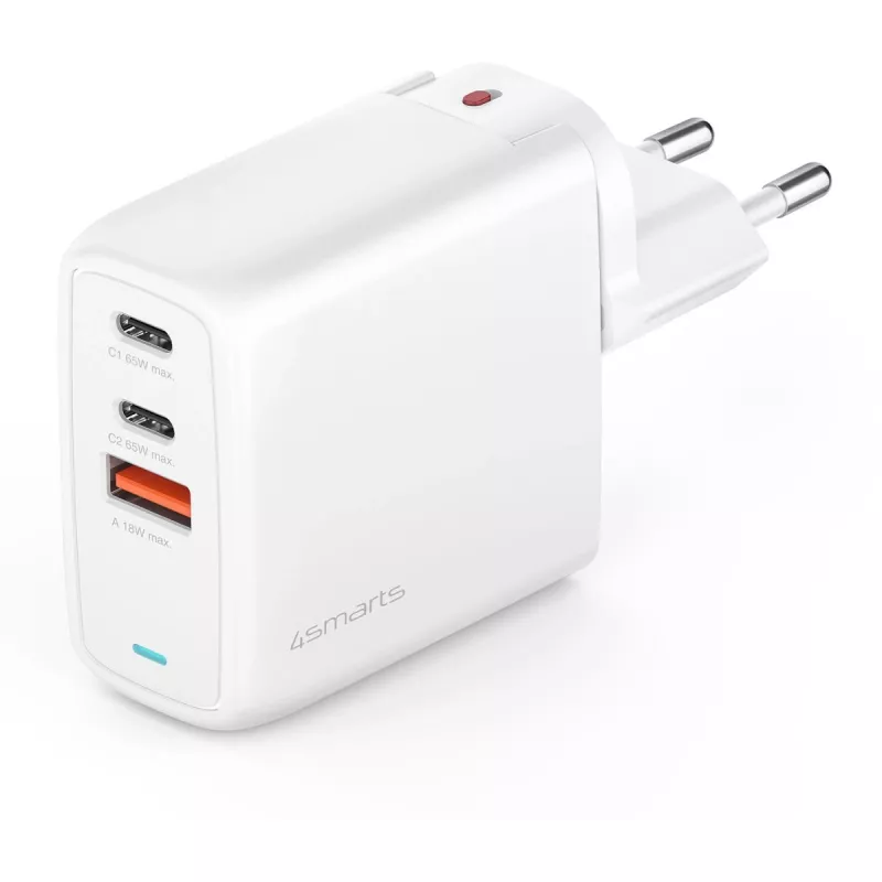 Sisälaturi 4smarts GaN Flex Universal valkoinen