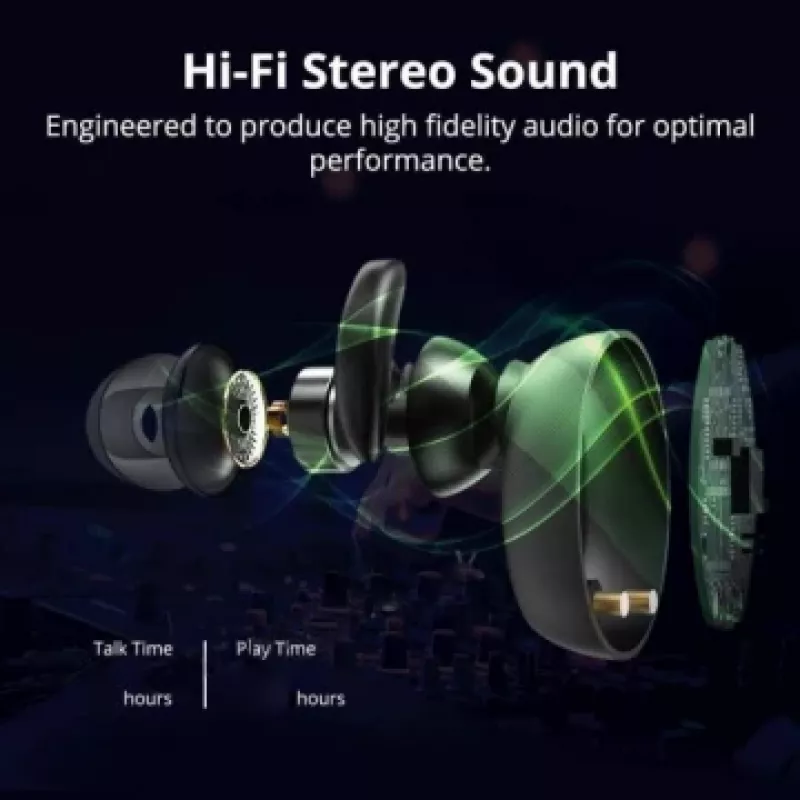 Earbuds V.Silencer Ture Wireless Earbuds musta/punainen