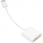 DisplayPort-DVI-adapterikaapeli Sharkoon 0,15 m valkoinen — DisplayPort 1.2 - DVI