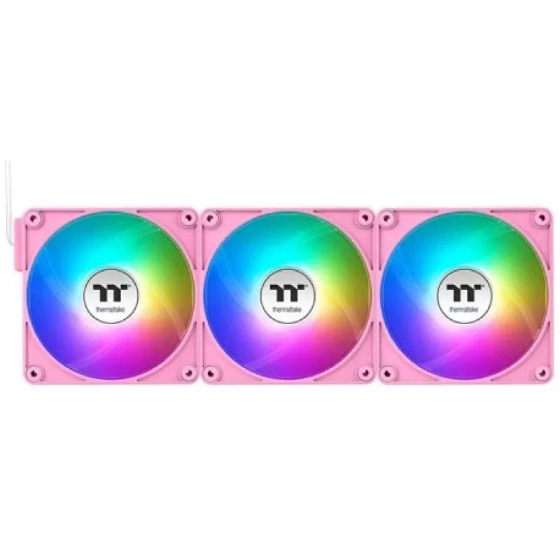 Thermaltake CT120 EX Reverse ARGB 120mm pinkki 3 kpl:n pakkaus
