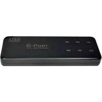 Leba NoteCharge 6 porttia, USB-C (NCHAR-UC6-20W-SC)