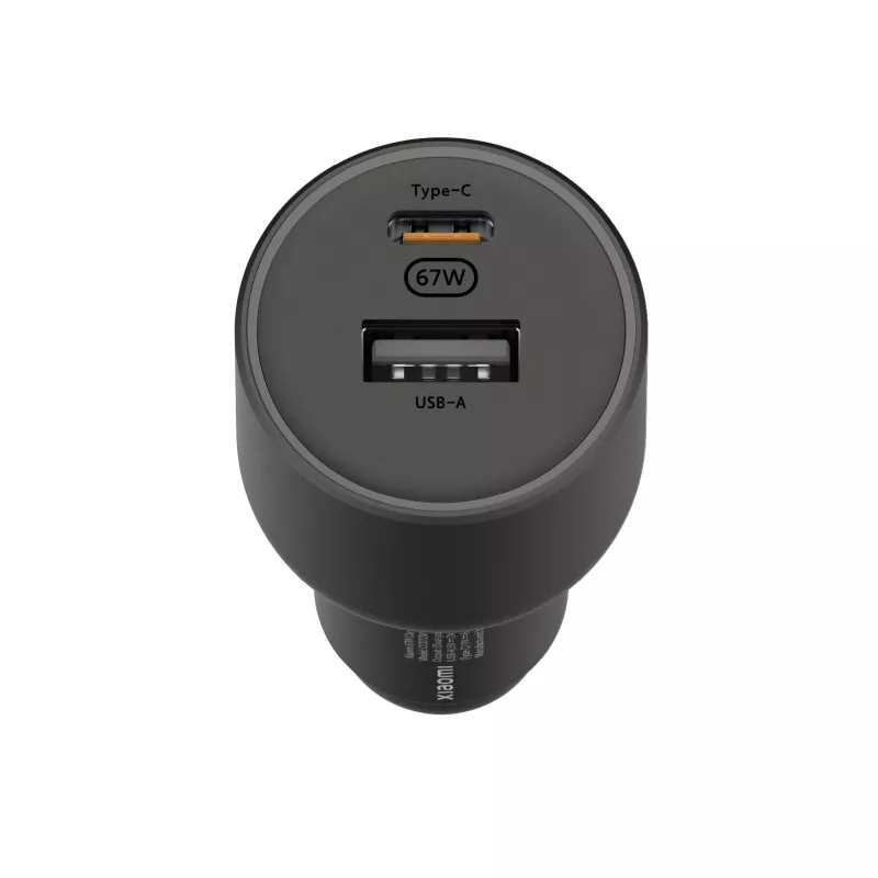 Xiaomi 43907 laturi matkapuhelimille yleismalli musta savukkeensytytin auto