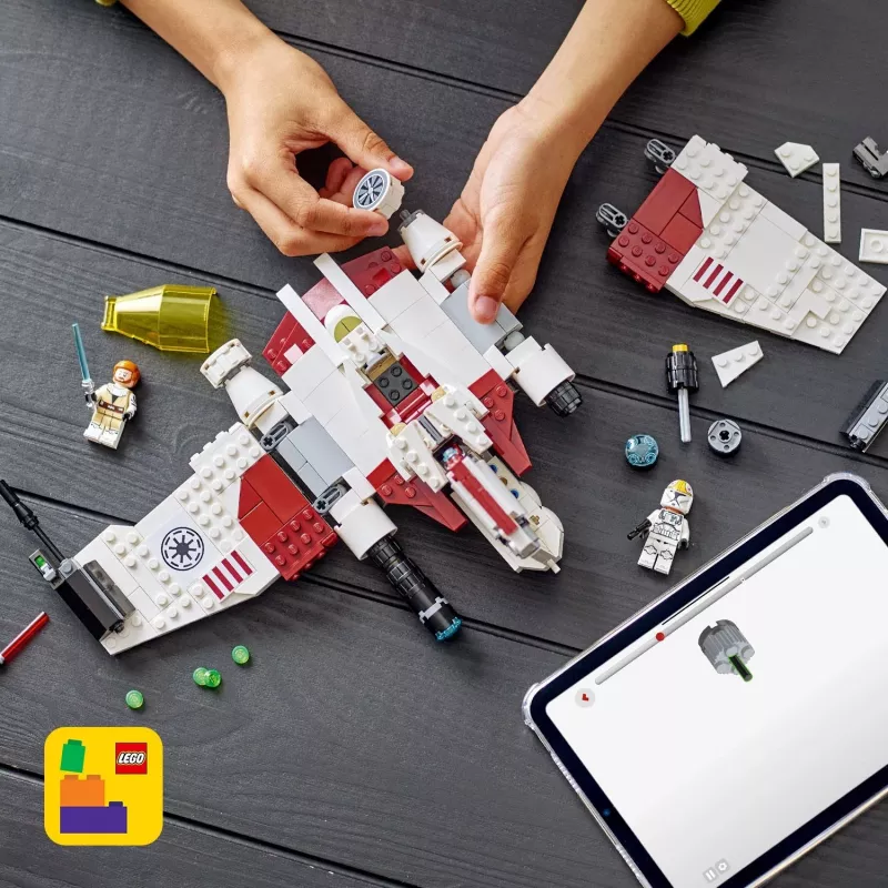 LEGO Star Wars V-19 Torrent Fighter 75432 rakennussarja — 567 osaa, 3 minihahmoa, näyttely- ja leikkimalli