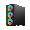 SAVIO PC-kotelo Raptor X1 ARGB lasi/mesh musta