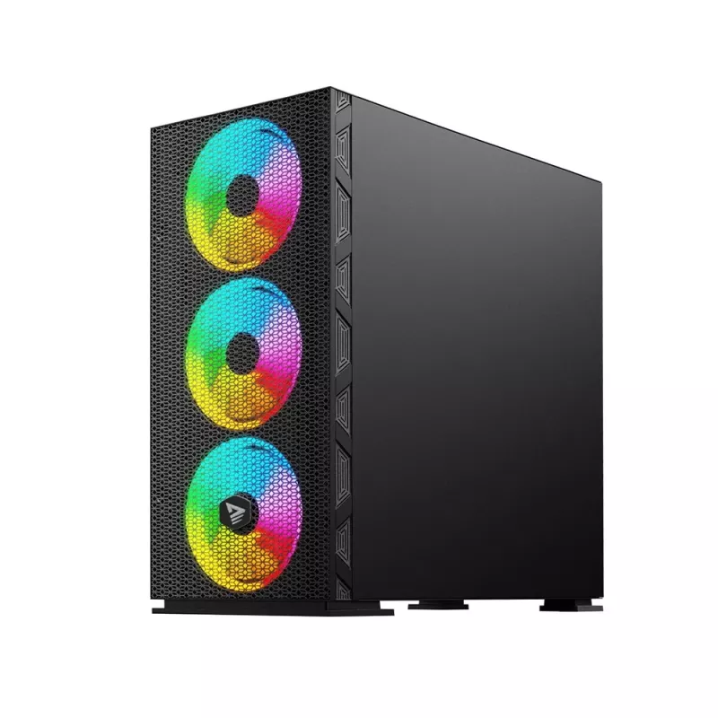SAVIO PC-kotelo Raptor X1 ARGB lasi/mesh musta