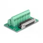 DeLOCK D-Sub 25-pin naaras riviliittimeen DIN-kiskoon 51 mm x 86 mm x 30 mm