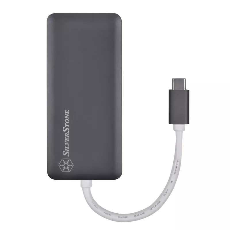 SilverStone SST-EP14C - USB 3.1 Type-C Gen1 HDMI, 3x USB 3.1 Gen 1 Type-A, 1x USB 3.1 Gen 1 Type-C (PD 2.0-lataus) (SST-EP14C)