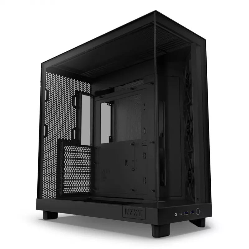 NZXT H6 Flow Midi-tornikotelo - musta