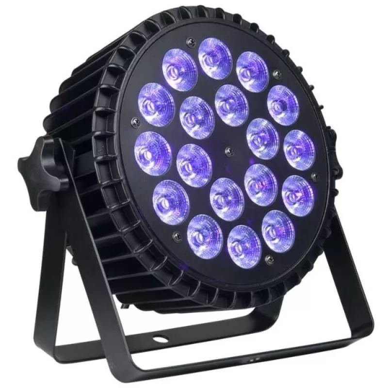 LIGHT4ME ALU QUAD PAR 18x6W RGBW - näyttämövalonheitin