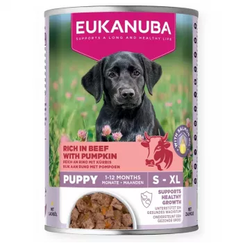 Kuivaruoka koirille Eukanuba Puppy lammas ja nauta kurpitsalla 400 g
