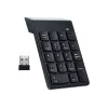 Gembird KPD-W-02 langaton numeronäppäimistö, 2,4 GHz, USB, 18 näppäintä, musta