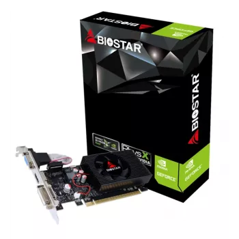 Näytönohjain BIOSTAR GeForce GT 730 — 4 GB GDDR3, 128-bittinen, PCIe x16 2.0