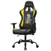Subsonic SA5609-IM1 Pro Iron Maiden Killers pelituoli, 3D-käsinojat, tekonahka, kallistus 90°–135°, 120 kg, musta keltaisella kirjonnalla
