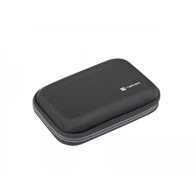 NATEC Krill 2 matkalaukkuorganisaattori HDD/SSD/lisävarusteet/kaapelit musta