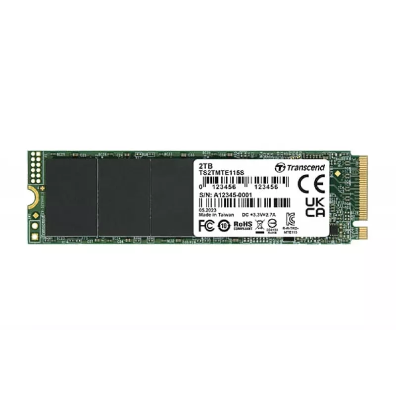 SSD-asema Transcend 1 TB M.2 PCIe Gen3 x4 NVMe TS1TMTE115S