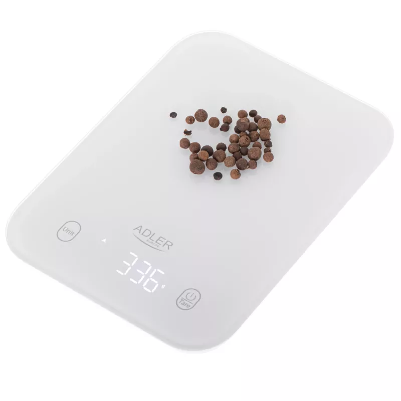 Adler keittiövaaka | AD 3181w | jako 1 g | näytön tyyppi LED | valkoinen