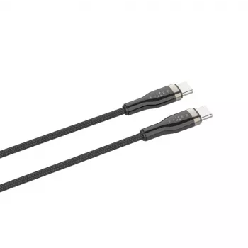 FIXED FIXDB-CC2-BK punottu USB-C/USB-C-kaapeli, 2 m, 100 W