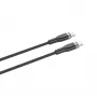 USB-C–USB-C-kaapeli FIXED FIXDB-CC2-BK — 2 m, 100 W, kiinteä ei irrotettava