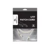 Verkkokaapeli Gembird Cat6 RJ-45 - RJ-45 1 m, U/UTP, 24 AWG, harmaa