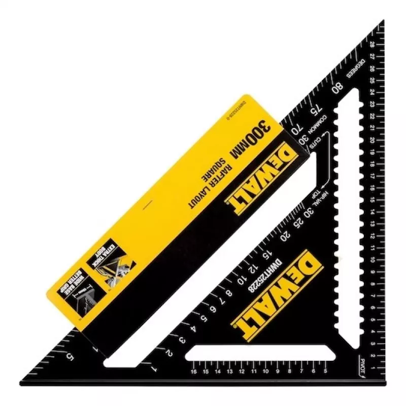 Viivain DeWALT DWHT25228-0 300 mm alumiini musta keltainen