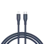 USB-C-Lightning-kaapeli CANYON CLNM60 60W MFi 1 m silikoni sininen