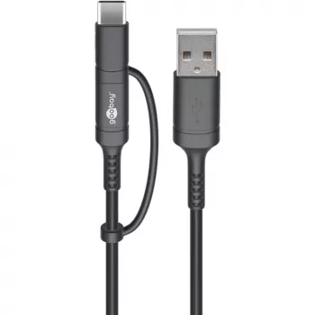 USB-kaapeli Goobay 71892 musta