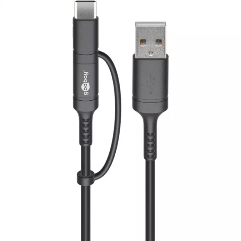 USB-kaapeli Goobay 71892 musta