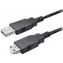 USB-kaapeli Bachmann 940.045 3 m USB A musta