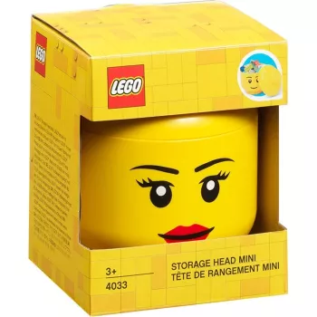 Storage-Head-Mini Room Copenhagenilta – LEGO-yhteensopiva säilytysastia 40331725, Copenhagen Girl -muotoilu