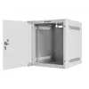 Lanberg WF10-2306-10S 10" seinäkiinnitteinen rack-kaappi 6U, 336×280×310 mm, lasiovi, 20 kg, harmaa (RAL 7035)