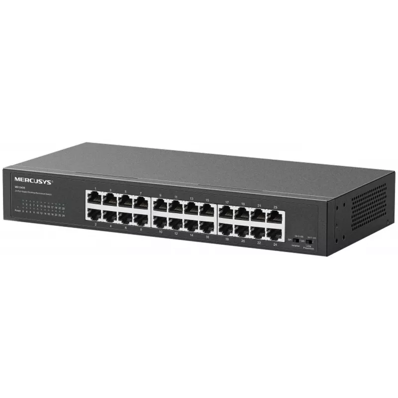 Gigabit 24-porttinen pöytä-/räkkikytkin TP-LINK MS124GS – 24 x 1 Gbps RJ45