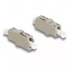 DeLOCK kuituliitin LC simplex -liitin LC simplex -liittimeen OM1/OM2 beige