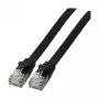 Efb K5545SW.0,25 Ethernet-patch-kaapeli musta