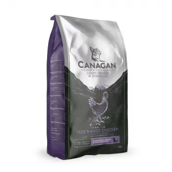 Canagan kuivaruoka kissoille Light/Senior 1,5kg