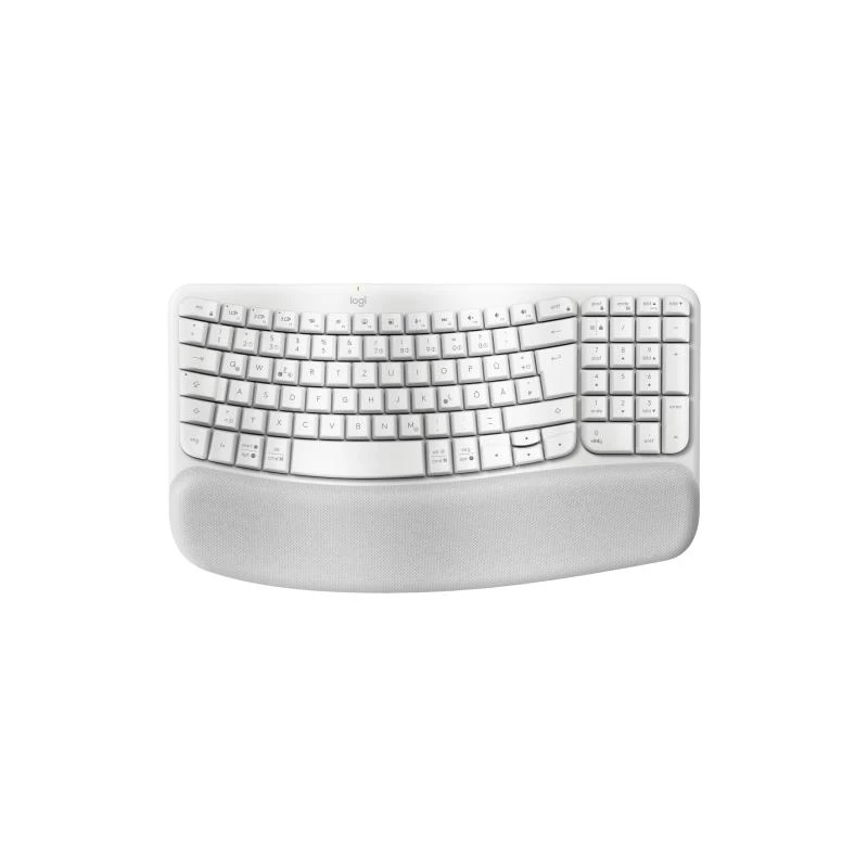 Logitech Wave Keys näppäimistö toimisto RF langaton Bluetooth QWERTZ saksa valkoinen