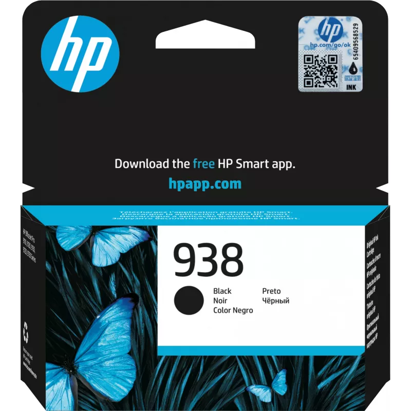 Patruuna HP Ink 4S6X8PE 938 musta
