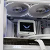 Nestejäähdytteinen CPU-jäähdytin Valkyrie VK-AIOV240W 240 mm jäähdytin LCD:llä