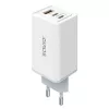 SAVIO LA-07 GaN 65W virtalähde, USB, QC4.0+, PD 3.0, valkoinen