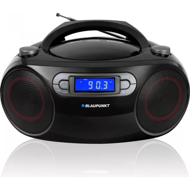 Boombox FM PLL CD/MP3/USB/AUX/kello/herätys