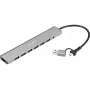 USB-keskitin SANDBERG 136-66 — 7x USB 3.0 liitäntää, ulkoinen virtalähteellä