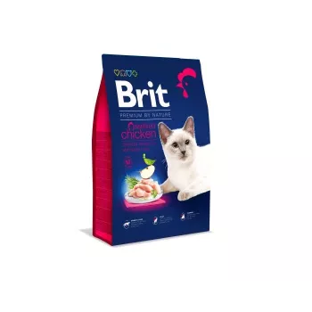 Kuivaruoka kissoille Brit Premium By Nature Sterilized kana, 1,5 kg, aikuiset steriloidut kissat, 33 % proteiinia, 14 % rasvaa