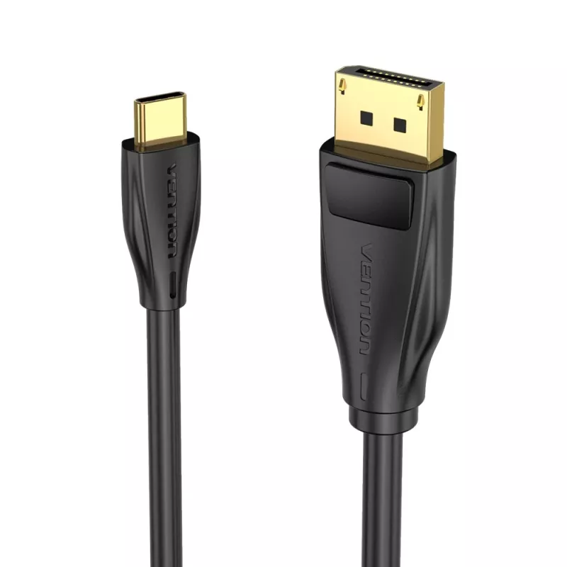 Vention USB-C–DisplayPort 8K -kaapeli 2 m, USB Type-C – DP, musta
