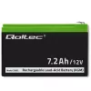 Qoltec 53062 AGM-akku | 12V | 7,2 Ah | max 108A
